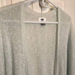 Light Baby Blue Shawl, 3x, Full Sleeve, Oversized